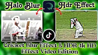Tiktok trending halo blur & hdr effect alight motion