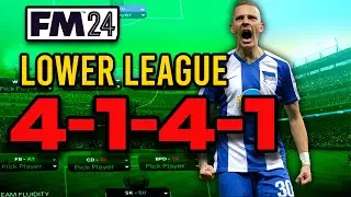 FM24 DEVASTATING 4-1-4-1 Tactic | FM24 Tactics