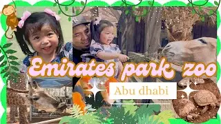 Visit Emirates Park Zoo & Resort Abu dhabi | Animals feeding | AkiAshiAyou Little Learners