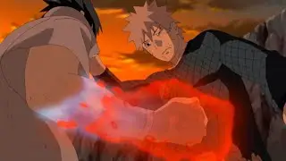 Naruto Hold Amaterasu Flames Using The Kyuubi Chackra - Naruto [60FPS]
