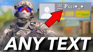 How To Get Unique Symbols / Special Text In NAME In COD Mobile