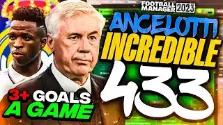 ANCELOTTI'S INCREDIBLE FM23 Tactics! (INSANE RESULTS) | Football Manager 2023 Tactics