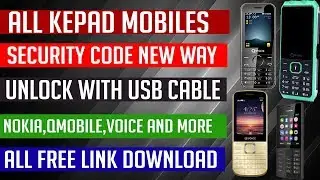All Keypad Mobile Security Code Just With Flash Tool (Without Box) Any Keypad phone