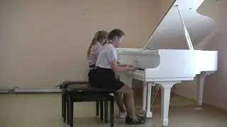 4043.Фортепианный дуэт(13-14 лет)/М. Шмитц «Оранжевые буги»