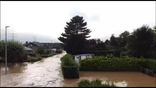 Германия под водой! Эвакуация. Наводнение. Erftstadt hochwasser. 2 Часть.