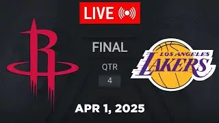 NBA LIVE! Los Angeles Lakers vs Houston Rockets April 1, 2025 | 2025 NBA Season Live 2K