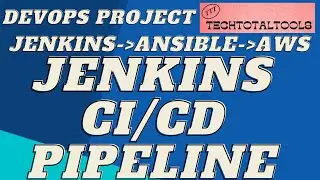 Jenkins+Ansible+AWS CICD Pipeline script | DevOps projects | TechTotalTools
