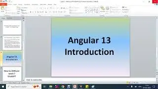 Learn Anguler 13 Introduction #angular #angular13  #webdesign