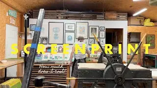 Studio Vlog: Screen Printing: Tools, Materials & Costs Revealed 🤑