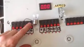 самодельный DMX контроллер запуска фейерверков на 18 каналов.fireworks dmx controller