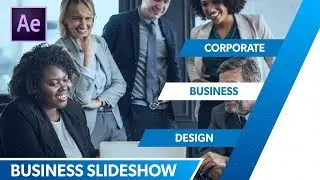 Business Slideshow Animation Tutorial in After Effects |  Dynamic Slideshow After Effects Tutorial