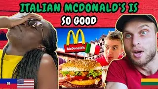 REACTION TO Italian McDonalds is SO GOOD I FIRST TIME WATCHING