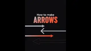How to make arrows