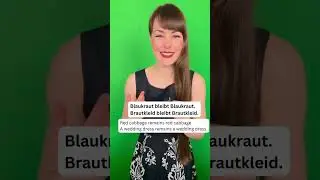 Blaukraut bleibt Blaukraut -  Brautkleid bleibt Brautkleid