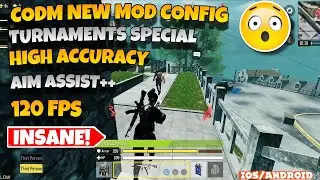 CODM 120 FPS  CONFIG AIMLOCK CONFIG | MP + BR | NEW UPDATE 