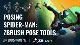 Swing Across the Spider-Verse with a ZBrush Pose Spin-Through | Character Creator & Pose Tools