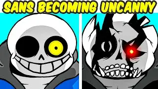 Friday Night Funkin VS Sans Becoming Uncanny (FNF MOD) (Undertale) | SANS Uncanny V2 Leak