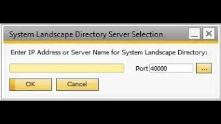 SAP Business one Port Problem (30000-40000) SLD