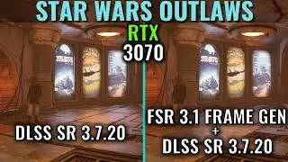 Star Wars Outlaws - FSR 3.1 Frame Generation along with DLSS upscaling 3.7.20 - RTX 3070 - 1440p
