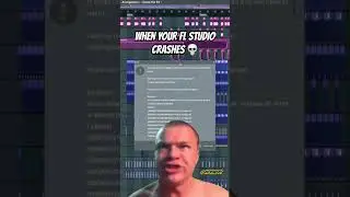 WHEN YOUR FL STUDIO CRASHES…💀 