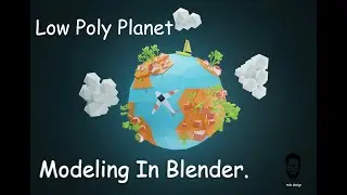 low poly planet modeling in blender (bangla)-mds design