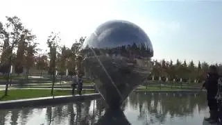 Арт-объект "Геолокация" в парке Краснодар, октябрь 2019