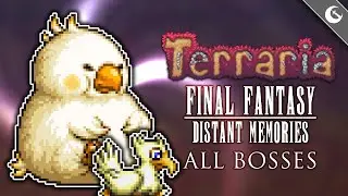 ALL BOSSES in Terraria - Final Fantasy Distant Memories! (Mod)