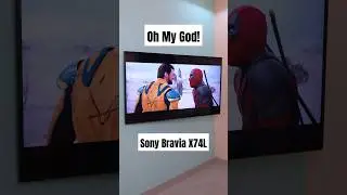 Sony Bravia X74L 55 inch, 4K Smart Google TV Installation
