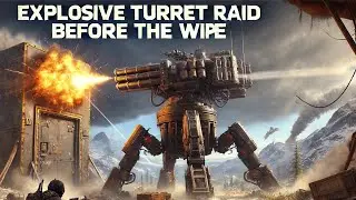 Using Turrets for a Last-Minute Raid Before the Wipe - New Rust Meta?