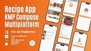 Build a Recipe App in Kotlin Multiplatform Compose | Compose Multiplatform Full Course for beginners