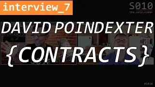 {Contracts} with David Poindexter from nvisionative.com - interview #7 - The Solo Coder