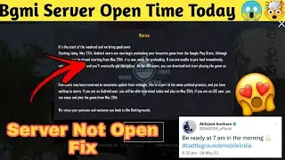 29 May BGMI Not Start Problem 😱 29 May BGMI Server not Open Problem 🤯Bgmi Server Kab Open Hoga