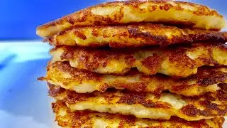 How to cook Potato pancakes. Quick and easy recipe. Time to eat.