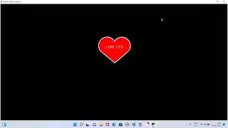 Make a Heart and print 