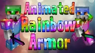 ★ Animated Rainbow Armour - 1.9 / 1.10 / 1.11 - Minecraft Animated Texture Pack / ResourcePack