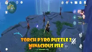 torch pyro puzzle 2 minacious isle genshin impact