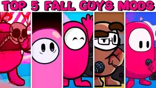 Top 5 Fall Guys Mods in FNF - Friday Night Funkin' VS Fall Guys