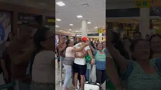Family is happy to see him after 12 years 