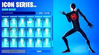 ALL FORTNITE ICON SERIES & NEW TIKTOK EMOTES! #5