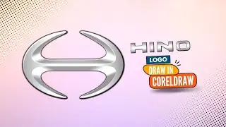 How to Creating a Hino Car Logo in CorelDRAW | Drawing