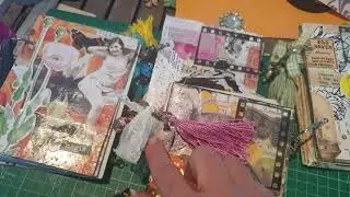 JOURNAL SHARE/ 100 AND 50 PAGE COLLAGE COVER JUNK JOURNALS