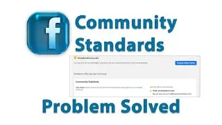 How to fix Facebook community standards violation problems || Monetization issues
