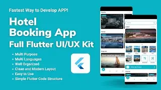 Hotel Booking App UI Kit for Flutter