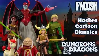Dungeons & Dragons Cartoon Classics Hank Diana Bobby Venger Dungeon Master Hasbro Figure Review