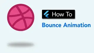 Animated Bouncing Dribbble Ball With Shadow In Flutter 