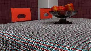 Blender 3D / GIMP tip :Create a tablecloth ( or fabric ) texture using GIMP