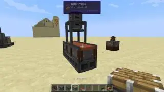 Металлический пресс в Immersive Engineering