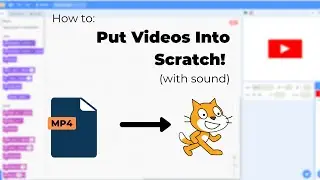 EASY How to put Videos into Scratch! (with sound)