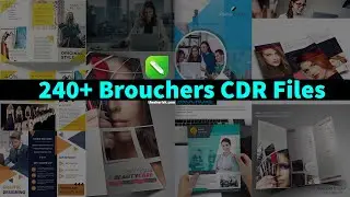 240+ Professional Brochure Design Download In CDR Files |Sheri Sk| |Brochure Templates|