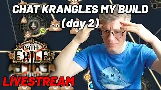 Chat Krangles My Build Day 2 - Stream Ends When Build Bricks